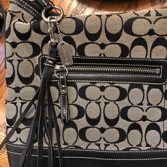 AUTHENTIC COACH 9362 Signature C Black Bag - Picture 2 of 7